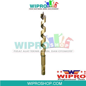 [EZM.1004722] WIPRO Bor Kayu Auger Bit No.6 HD (Tincoated) 16mm(5/8")x190