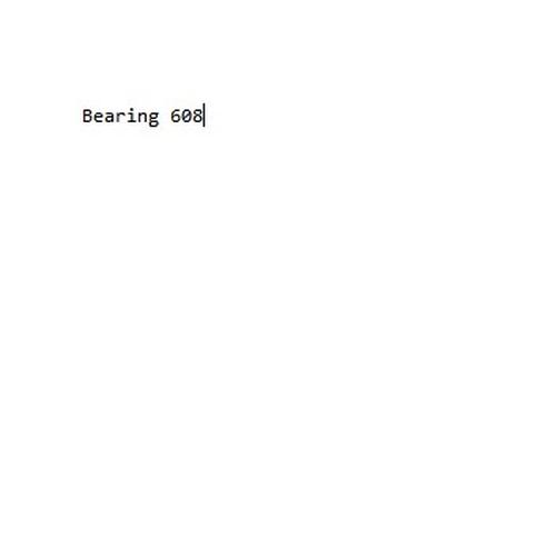 [EZM.1104763] Bearing 608