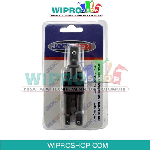 [EZM.1004766] JACKGEN Impact Adaptor Set Hex Shank 1/4" x 65