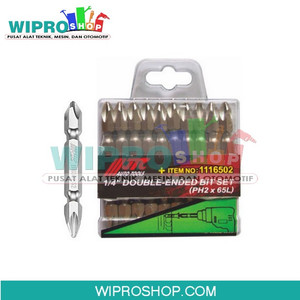 [EZM.1005147] JTC 1116502-1/4" DOUBLE-ENDED BIT SET -