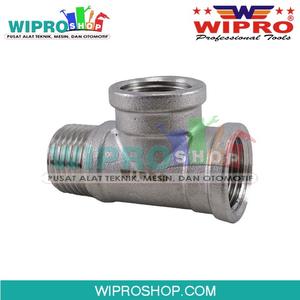 [EZM.1105247] WIPRO WN7108 T-Type Connector F1/4" x F1/4" x M1/4"