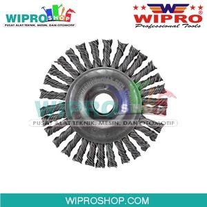 [EZM.1105284] WIPRO Sikat Bulat Kepang SKW-40 (4" - 100 X 20(16))