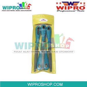 [EZM.1105454] WIPRO Kikir Set 5 Pcs 4" w/Handle Rubber