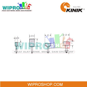[EZM.1005635] Kinik Mounted W144 m3x6x3 38A60