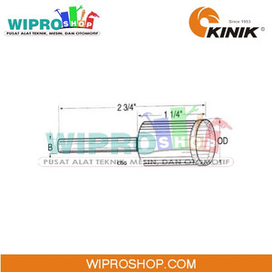[EZM.1005739] Kinik D. Plated Core Drill 2D 60P TB-254 m25.4x1"x1/2"
