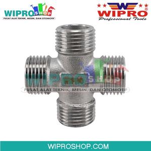 [EZM.1105922] WIPRO WN7114 Cross Connector M3/8" x M3/8" x M3/8" x 3/8"
