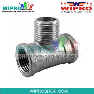[EZM.1105955] WIPRO WN7110 T-Type Connector M3/8" x F3/8" x F3/8"