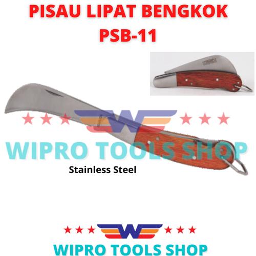[EZM.1200476] WIPRO Pisau Lipat Okulasi / Stek / Cangkok / Grafting Lurus & Bengkok