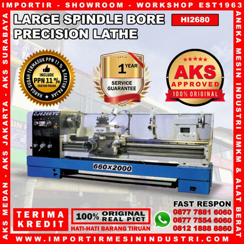 [EZM.3600003] Mesin Bubut 66 x 200 cm Large Precision Lathe Type HI2680