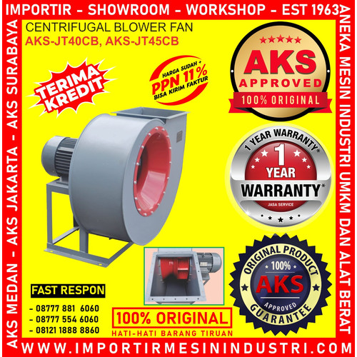 [EZM.3600005] Kipas Keong 45 Inch Centrifugal blower 380V 2900Rpm JT45CB