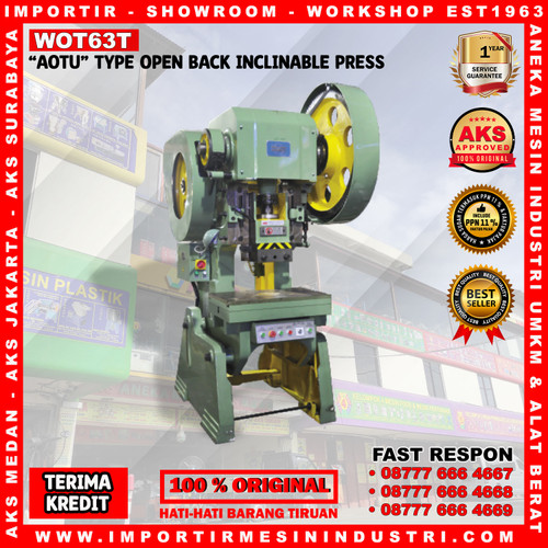 [EZM.3600287] Mesin Pon 6.3 Ton "Auto" Power Press Machine - AKS - WOT6.3T