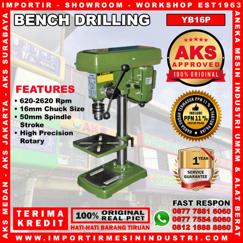 [EZM.3600371] Mesin bor duduk 16 mm YB16P / bench drill 450 watt