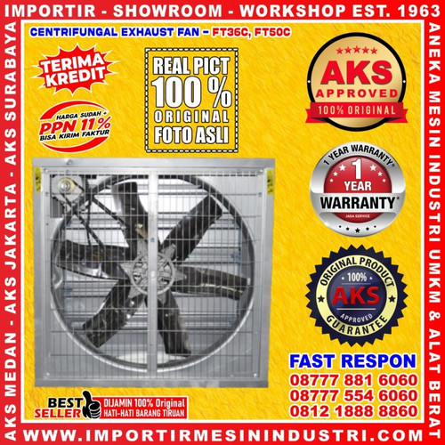 [EZM.3600374] Push Pull Exhaust Fan Kipas Kandang Ayam 50 Inch