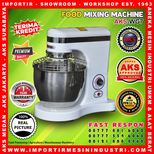 [EZM.3600493] Planetary Dough Mixer Mesin Pengaduk Adonan WG7