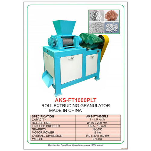 [EZM.3601019] Roll Extruding granulator
