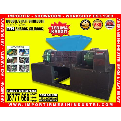 [EZM.3601132] MESIN PENGHANCUR KAYU / LIMBAH  / LOGAM  /  DOUBLE SHAFT SHREDDER AKS - SH800S