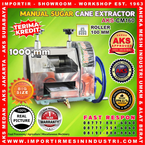 [EZM.3601262] GILINGAN TEBU PRESS TEBU SUGAR CANE ALAT GILING TEBU MANUAL CM160