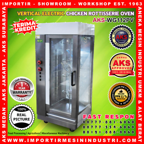[EZM.3601326] CHICKEN ROTTISERIES AKS-WG112PV OVEN PANGGANGAN AYAM/BEBEK /Oven