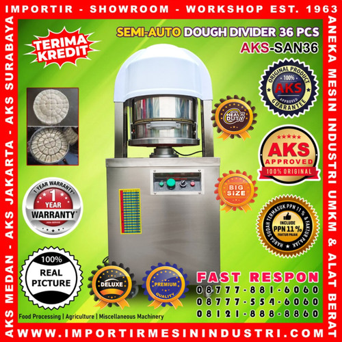 [EZM.3601360] MESIN PEMBAGI ADONAN AUTOMATIS DOUGH DIVIDER SAN36 AKS ORIGINAL