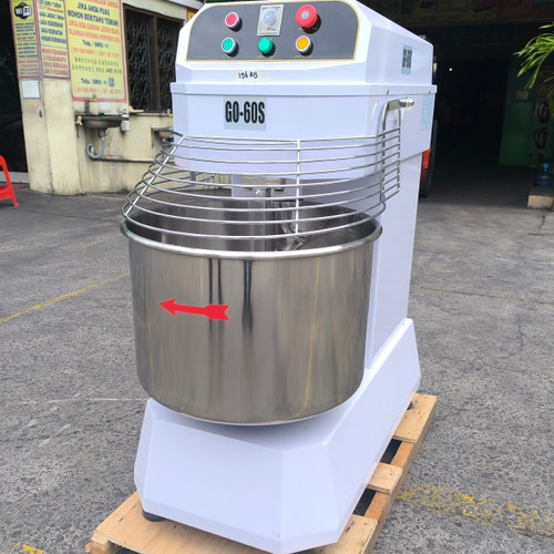 [EZM.3601481] Mesin Pengaduk Adonan / Pengaduk Adonan Roti Spiral Mixer - 60 Liter