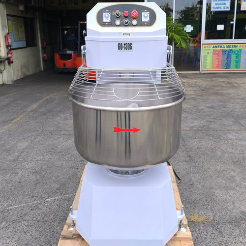 [EZM.3601482] Mesin Pengaduk Adonan / Pengaduk Adonan Roti Spiral Mixer - 130 Liter