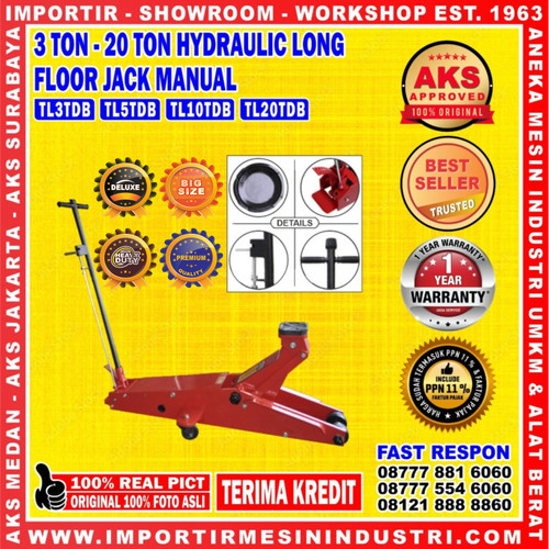 [EZM.3601483] DONGKRAK 5 TON LONG HEAVY DUTI | AKS - TL5TDB