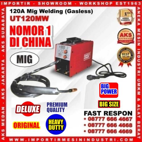 [EZM.3601546] INVERTER BASIC MESIN LAS MIG TRAVO 1 PH 120 Ampere | AKS - UT120MW