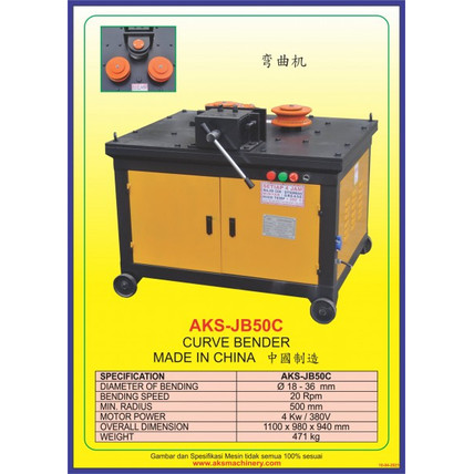 [EZM.3601877] Mesin curve bender AKS-JB50C
