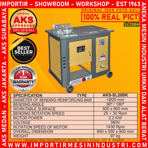 [EZM.3601878] MESIN PEMBENGKOK BESI BETON COR 19MM / BAR BENDER