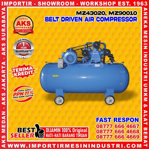 [EZM.3601929] Kompresor Angin Udara Belt Driven Air Compressor Dinamo 10 Hp 900 LTR
