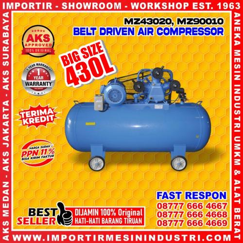 [EZM.3601934] Kompresor Angin Belt Driven Air Compressor Dinamo 20 Hp 430 L 8 Bar