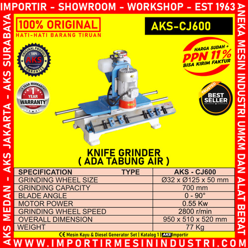 [EZM.3601963] Gerinda Machine ( Ada Tabung Air ) Knife Grinder