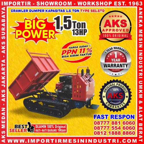 [EZM.3601972] Crawler Dumper 1.500 Kg / 1,5 TON Angkut Sawit Hydraulic AKS - SE1.5TD