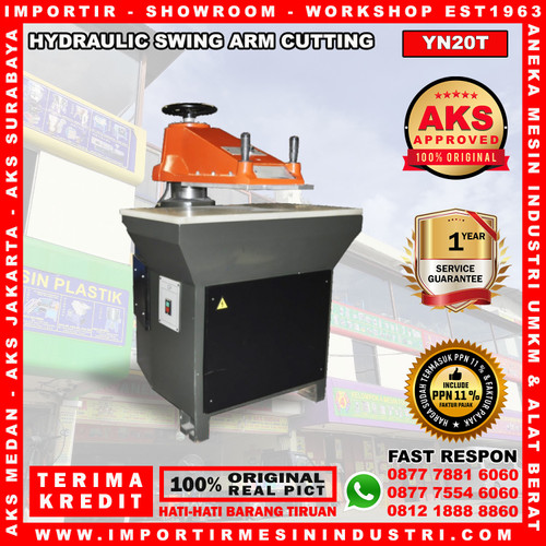 [EZM.3601982] Hydraulic Swing Arm - Mesin Pon Pemotong Bahan Kulit - YN20T