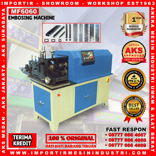 [EZM.3601988] Mesin Embos Plat Logam Embossing Otomatis Steel Machine - MF6060
