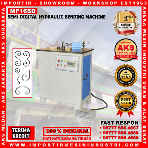 [EZM.3601989] Automatic Metal Machine Mesin Bending Besi Hidrolik - MF16SD