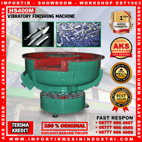 [EZM.3601999] Mesin Pemolesan Logam Polishing Vibratory Finishing 400L - HS400M