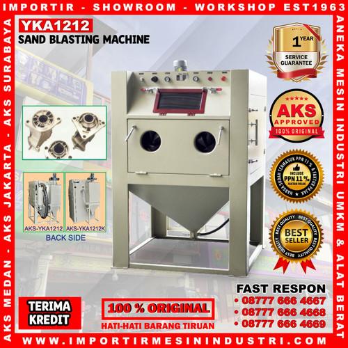 [EZM.3602003] Mesin Semprot Pasir - Double Box Sand Blasting Machine - YKA1212