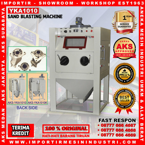 [EZM.3602004] Mesin Semprot Pasir Sand Blasting Machine (Double Box) - YKA1010