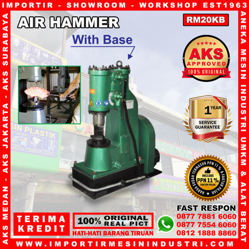 [EZM.3602012] Mesin Tempa Palu Pandai Besi - Power Pon Air Forging Hammer RM20KB