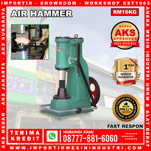 [EZM.3602013] Mesin Tempa Palu Pandai Besi - Power Pon Air Forging Hammer RM16KG