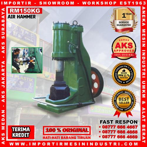 [EZM.3602014] Mesin Tempa Palu Besi - Power Pon Air Forging Hammer RM150KG