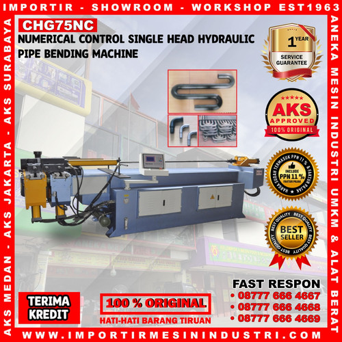 [EZM.3602028] Mesin Bending Pipa 70 x 2,5mm Numerical Hidrolik Bending Type CHG75NC