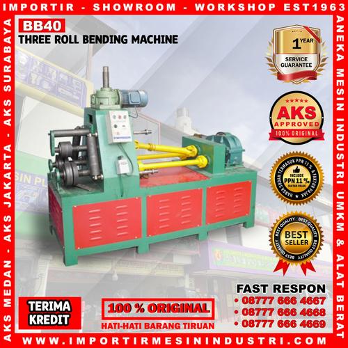 Three Roll Bending Machine Mesin Tekuk Pipa Roll Hydraulic Type BB40 ...