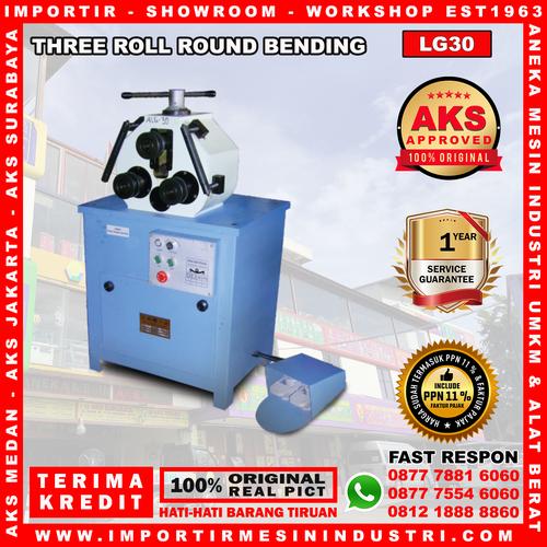 [EZM.3602033] MESIN PENEKUK BESI THREE ROLL ROUND BENDING MACHINE TYPE LG30