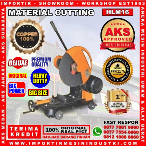 [EZM.3602034] Cutting Machine Mesin Pemotong Potong Besi 16 Inch 2,2 KW Type HLM16