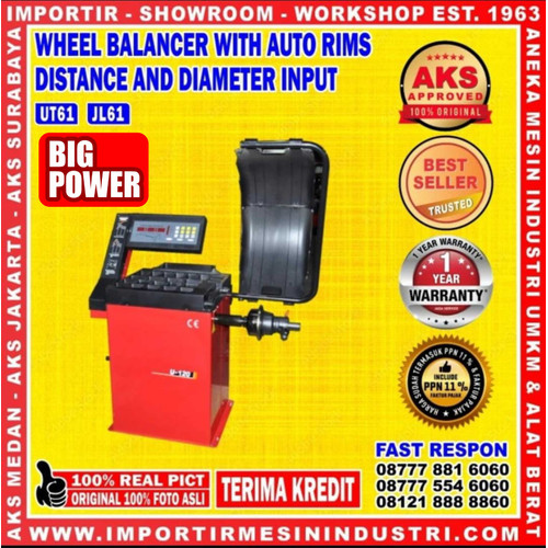 [EZM.3602055] Mesin Penyeimbang Ban Mobil Otomatis Wheel Balancer - JL61