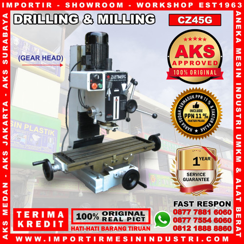 [EZM.3602093] Mesin Bor Duduk 45 mm Drilling Milling Machine Type AKS-CZ45G