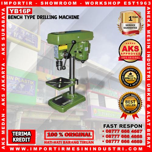 [EZM.3602099] Mesin Bor Ukuran 16mm - 450W Bench Drilling Machine Type YB16P