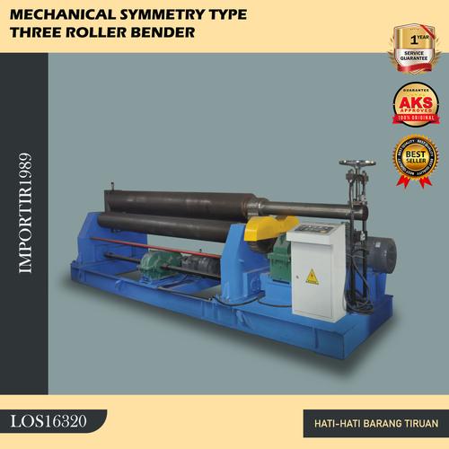 [EZM.3602112] Mesin Roll Bending Plat Besi 3 Roller Bender 16x3200mm Type LOS16320